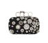 Embellished Four Rings Box Clutch, front view